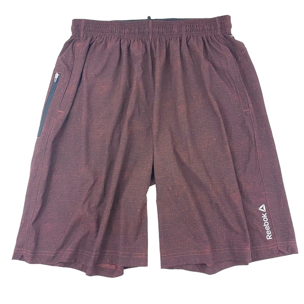 Reebok Men’s Speedwick Athletic Training Shorts in Red
